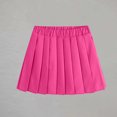 thumbnail image 7 of Ynynloco Girls Casual Mini High Waist Stretchy Flared Pleated Skater School Uniform Skirts, 7 of 7
