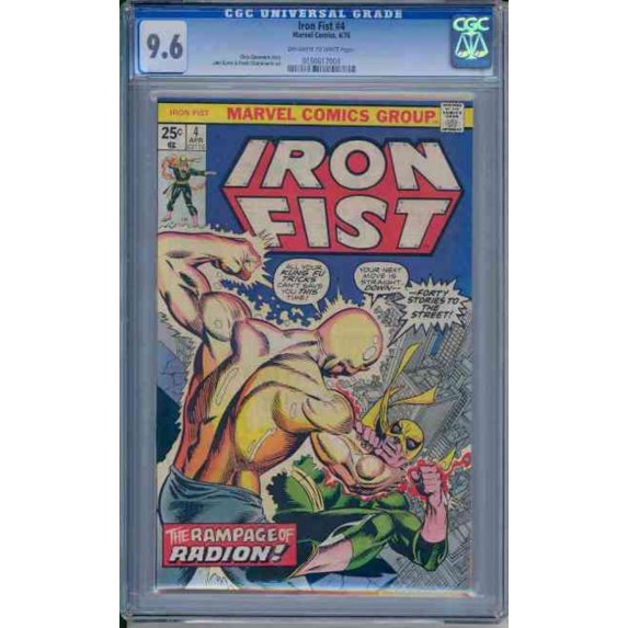 Iron Fist #4 - CGC 9.6 Comic Book