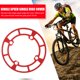 thumbnail image 1 of Cubiertas De Manivela De Bicicleta De Montaña VXM MTB Bike Crank Protector Cover Chainring Crankset Guard Red (38T-42T), 1 of 6