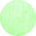 thumbnail image 1 of Ahgly Company Indoor Round Solid Green Modern Area Rugs, 8' Round, 1 of 1