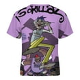 thumbnail image 5 of Gorillaz Kid Shirts Unisex Casual Tops 3D Print Graphic Tees Short Sleeve T Shirts for Boys Girls 160CM, 5 of 8