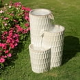thumbnail image 5 of Hi-Line Gifts Ceramic Outdoor Garden Fountain - 25" - Cream, 5 of 5