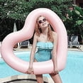 thumbnail image 5 of rose Boue De Piscine En Forme De Cur - Pour Adultes Et Enfants, 5 of 5