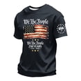 thumbnail image 4 of Kopltyrfg 4th of July Shirts for Men USA American Flag T-Shirt Memorial Day Patriotic Casual Crew Neck Short Sleeve Tee Tops Navy 5XL, 4 of 5