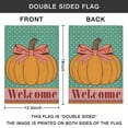 thumbnail image 4 of Rustic Fall Farm Pumpkins Harvest Garden Flag Double Sided Outdoor Flag for Garden Lawn Birthday Autumn Thanksgiving Christmas 12.5x18inch, 4 of 4