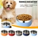 thumbnail image 2 of Comedero de acero inoxidable para perros, comedero para gatos y perros W7V6, 2 of 8
