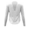 thumbnail image 5 of BiZtdJrK Womens Workout Shirts High Low Hem Long Sleeve Running Sport T Shirt Lightweight Breathable Athletic Tops White M, 5 of 10