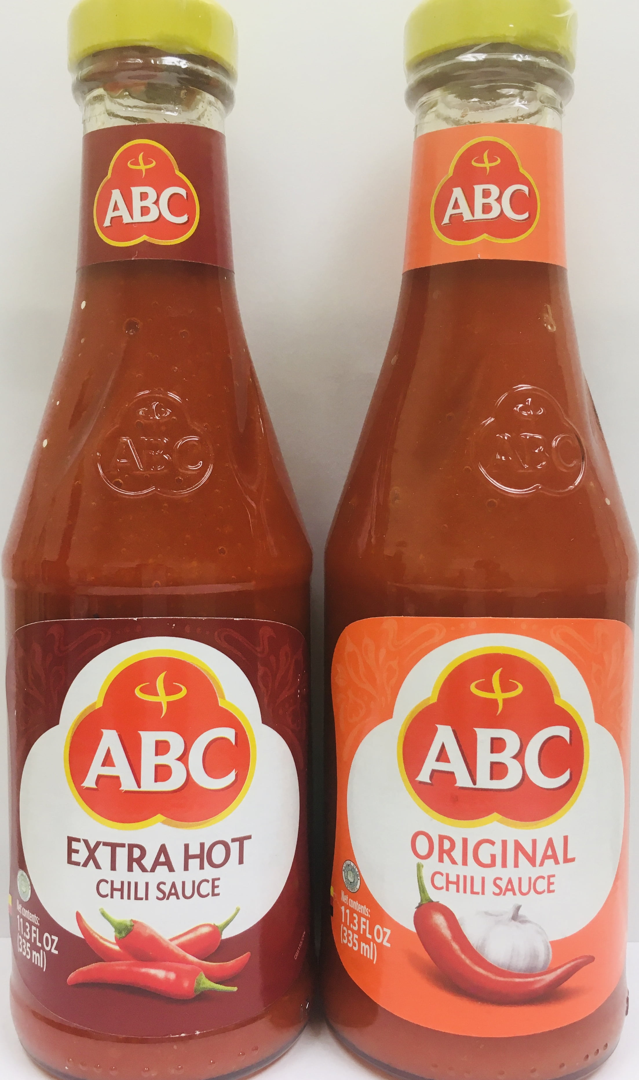 ABC Hot Sauce Combo Pack 1 ABC Hot Chili Sauce (11.3 oz) & 1 ABC Extra