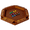 Brown, variant on SUSWIM Shut The Box Dice Game for 2-4 Players, Family Wooden Board Table Math Games