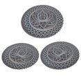 thumbnail image 3 of Colgante de pared de metal mandala para decoración de habitaciones Arte de pared bohemio (c) Afortunado Sencillez, 3 of 5