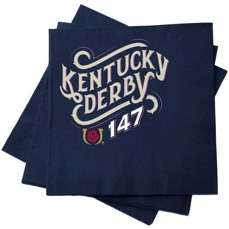 KENTUCKY DERBY 147 SIRE NAVY 16PK LUNCH NAPKIN