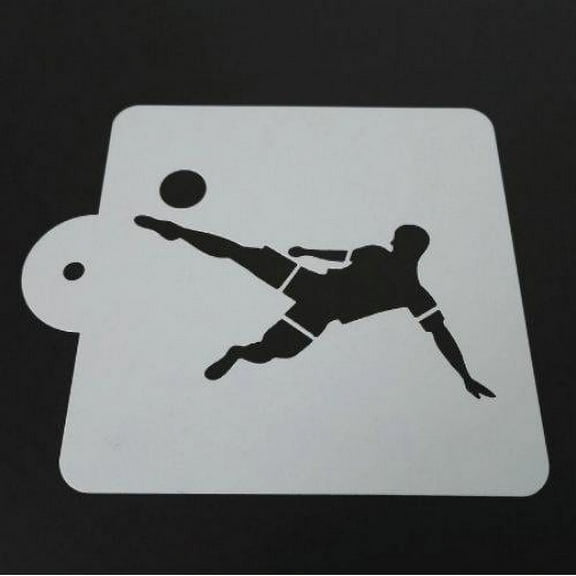 5x5 Soccer Stencil