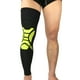 thumbnail image 3 of Rodilleras de compresión transpirables y alargadas para baloncesto y correr. Negro y verde L, 3 of 9