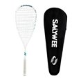 thumbnail image 3 of yotijay Squash Racket Ergonomic Squash Racquet for Elastic Power and Control Balance White, 3 of 8