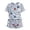 Blue, variant on GobdXE Independence Day Girls 4th of July Outfit, Striped T-Shirt & Shorts 2-Piece Patriotic Set with Glitter Star Print for Kids Color:Red,Size:2-3 Years