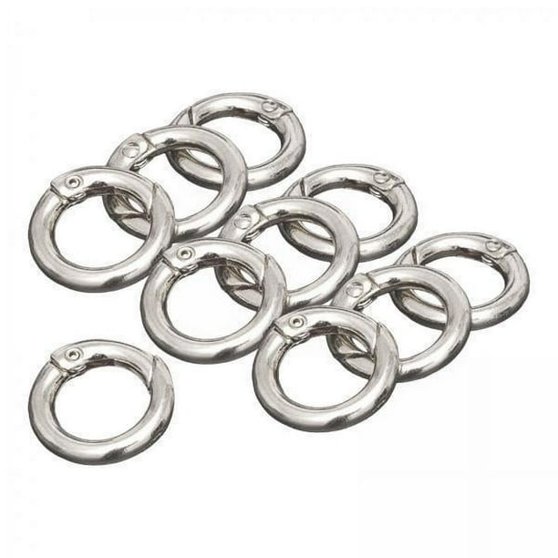 Cadenas de eslabones de anillos,Cadenas abiertas Anillos de enlace Clips Ganchos Conectores,Correa para bolso de mano Fabricación de joyas Clip de papel para unir,Pulsera Collar Pendientes