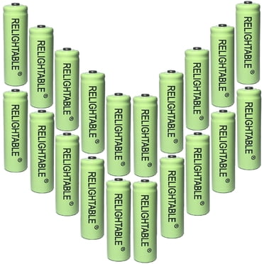 12-Pack AAA NiMH Rechargeable Batteries - 600mAh, 1.2V, For Solar Lights & More 4 thumbnail image