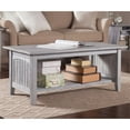 thumbnail image 1 of AFI Table Basse Traditionnelle en Bois Massif Nantucket avec Artisanat de Haute Qualité, Bois Flotté, 1 of 3