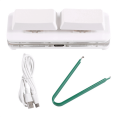 thumbnail image 1 of Teclado de 2 teclas con acceso directo personalizado, USB, intercambiable en caliente, eje mecánico, con cable, Intro, espacio, teclado con corte de pantalla personalizado, blanco, 1 of 8
