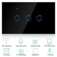 thumbnail image 1 of Sonew Smart Touch Switch,1/2/3 Gang Smart WIFI Wireless Touch Switch Panel US Standard Switch Remote APP Control,Wireless Touch Switch, 1 of 9
