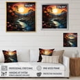 thumbnail image 4 of Designart "Tropical Paradise Indian Art wall decor II" Indian Floater Framed Canvas Print, 4 of 7