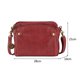 thumbnail image 1 of Bolsa de hombro Tipo bandolera de moda Likrtyny Para viajes diarios rojo vino, 1 of 1