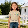 thumbnail image 2 of Hihipz Last Day Of Kindergarten T Shirt For Big Girls Letter Print Short Skleeve Graphic Tees Kids Kindergarten T-Shirt, 2 of 4