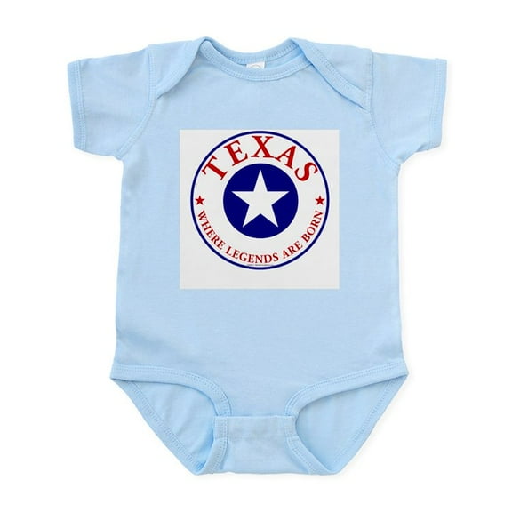 CafePress - Texas Where Legends Are Born - Baby Light Bodysuit, Size Newborn - 24 Months