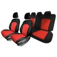 thumbnail image 1 of For 2019-2024 Kia Forte FH Group Neoprene Custom Fit Waterproof Car Seat Covers - Full Set Red, 1 of 10
