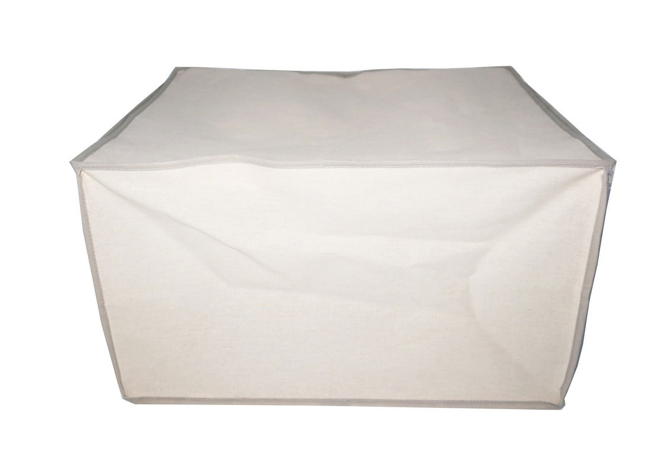 Mainstays Canvas and Clear Closet Storage Organizer Bag