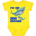 thumbnail image 3 of Inktastic I'm the Big Brother Shark Boys Baby Bodysuit, 3 of 5