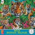 thumbnail image 2 of Ceaco - Wild - Tiger Jungle - 1000 Piece Interlocking Jigsaw Puzzle, 2 of 8