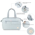 thumbnail image 4 of Sunyuer Diaper Bag Tote, Quilted Mommy Bag Function Large Capacity Maternity Bag with Shoulder Strap Wet Pocket, 4 of 7
