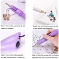 thumbnail image 4 of Applicateur de Hotfix pour Bricolage, Kit d'Outils de Réglage de Baguettes en Strass avec Pince en Acier Inoxydable, Ramasse-Rides, Brosse de Nettoyage, Boîte de Rangement pour Créations Personnalisables, 4 of 5