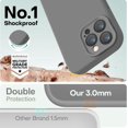 thumbnail image 4 of Designed for iPhone 14 Pro Max Case, Premium Silicone with [Camera Protection] [Anti-Scratch Microfiber Lining] Shockproof Phone Case for iPhone 14 Pro Max 6.7" - Dark Grey, 4 of 13