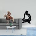 thumbnail image 2 of Adorno De Caballero Pensador Abstracto Acrílico, Centro De Mesa, Decoración Del Hogar, Regalo Impermeable Con Base Para Sala De Estar, Estante De Oficina, 2 of 8