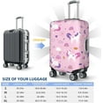 thumbnail image 6 of Highly Elastic Spandex Suitcase Cover Luggage Cover Protector Large Fits 25 to 28 Inch Girly Cute Unicorns Rainbows Clouds & Stars Prints, 6 of 6