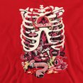 thumbnail image 2 of Rick and Morty Anatomy Park Logo Unisex Adult Pull-Over Hoodie, Red, 3X-Large, 2 of 5
