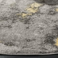 thumbnail image 2 of SAFAVIEH Adirondack Ladonna Abstract Area Rug, Grey/Yellow, 10' x 10' Round, 2 of 3
