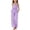 Purple, variant on CCRFTGI Girls Summer Outfits Size 10-12 Linen 2 Piece Outfits Sleeveless Ruffle Cami Tops and Pants Sets Girls Fashion Tracksuits for Kids Beige 9-10 Years