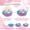 thumbnail image 2 of Flooyes Unicorn Gift for Girls 6 7 8 9 10 12+, DIY Unicorn Terrarium Kit for Kids with Growing Crystals, Art& Crafts Kit Night Light,STEM Educational Toy, Birthday Christmas Gift for Kids Ages 6-12, 2 of 8