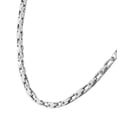 thumbnail image 3 of Stainless Steel Silver-Tone Men's Link Chain Necklace and Bracelet Set, 3 of 4