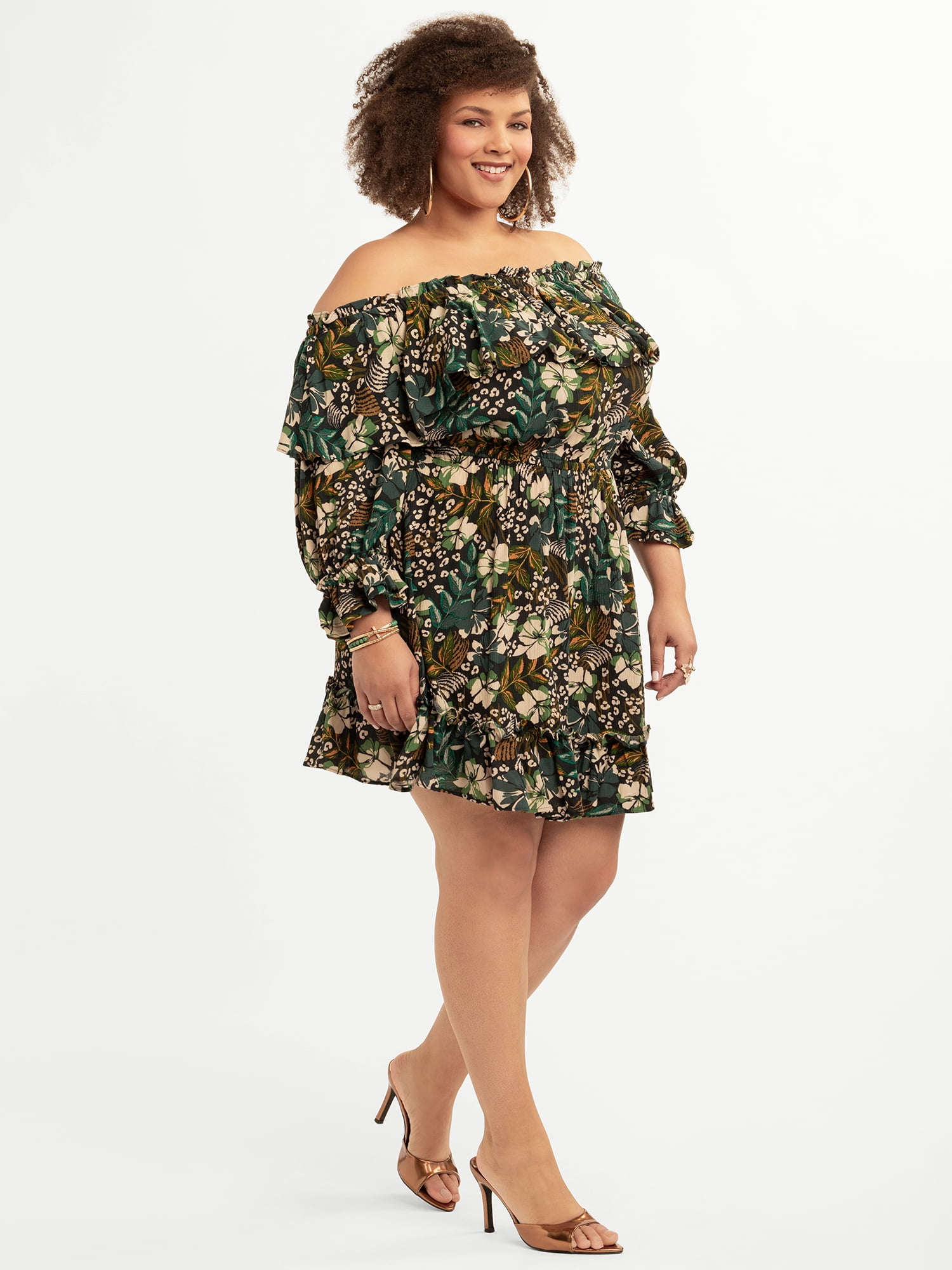 Jessica Simpson Women's Plus Madalyn Dress, Sizes 0X-4X