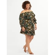 Jessica Simpson Women's Plus Madalyn Dress, Sizes 0X-4X