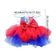 thumbnail image 3 of Ouuluon Dog Clothes Independence Day Dog Dress Tulle Skirts for Small Cat Dress Holiday Pet Outfits with Bowtie Patriotic Puppy Cats Apparel, 3 of 6