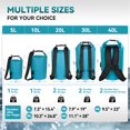 thumbnail image 3 of Mochila impermeable MARCHWAY 5 L, impermeable, color verde azulado, 3 of 8