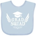 thumbnail image 3 of Inktastic Grad Squad with Graduation Cap and Wings Boys or Girls Baby Bib, 3 of 4