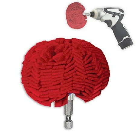 4 Pro Buffing Ball - Hex Shank - Turn Power Drill into High-Speed (Beall Buffing System Best Price)