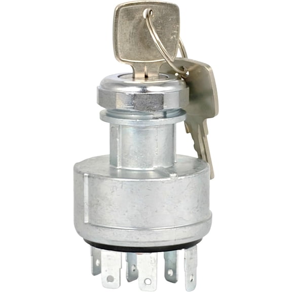 AR58126 Ignition Switch Compatible with John Deere 322 330 655 755 855 856 955 1020 2255 2950 2350 3255 2955 250 2555 210 300 540 544 2254 608 740 756 764 1040 1140 1550 1640 1750 1840 w/2 Key