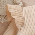 thumbnail image 7 of Kiijoy Newborn Girls Outfits Ruffles Long Sleeve Ribbed Turtleneck T-Shirt Skirt Set, Sizes 9-12M, 7 of 7